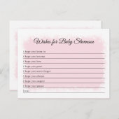 Wünsche für Baby, Winter Baby Dusche, jede Farbe Postkarte (Vorne/Hinten)