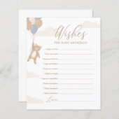 Wünsche für Baby wir können frühzeitig abwarten Ba (Vorne/Hinten)