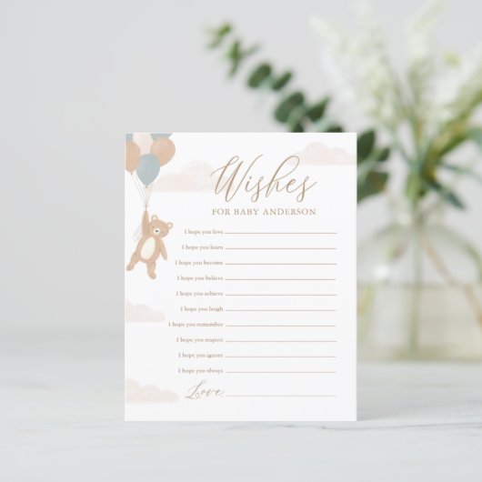 Wünsche für Baby wir können frühzeitig abwarten Ba (Stehend Vorderseite)