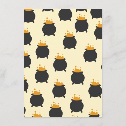 Wünsche für Babybrauen Babydusche Begleitkarte (Rückseite)