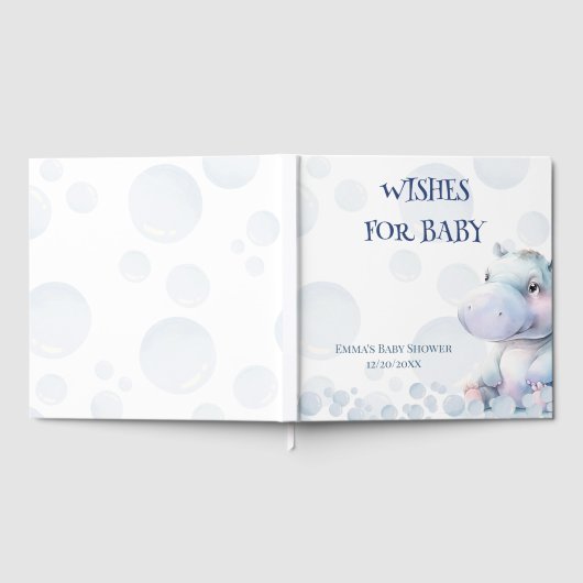 Wünsche für Babydusche Gästebuch (Voll)