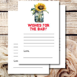 Wünsche für Babydusche GRILLEN Baby Shower Theme