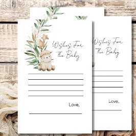 Wünsche für Babyspiel, kleine Lammbrasse