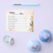 Wünsche für bald Frau Weihnachts-Duschkarte Fl. Flyer (Einzeln)