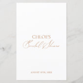 Wünsche für das Brautparty Bride & Groom (Rückseite)