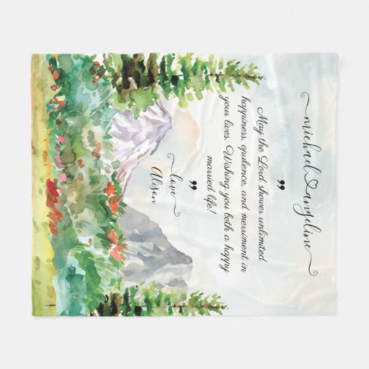 Wünsche für das Personalisierte Blanket der Neugeb Fleecedecke (Vorderseite (Horizontal))