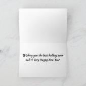 WÜNSCHE FÜR DEN **BESTEN URLAUB** JE & NEUES JAHR! KARTE (Innenseite)