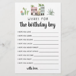 Wünsche für den Geburtstagskind