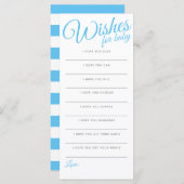 Wünsche für den kleinen Jungen, blau, Streifen, Ba (Vorne/Hinten)