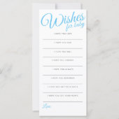 Wünsche für den kleinen Jungen, blau, Streifen, Ba (Vorderseite)