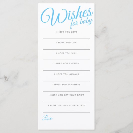 Wünsche für den kleinen Jungen, blau, Streifen, Ba (Vorderseite)