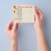 Wünsche für die Baby Firefighter Baby Shower Card Flyer (Gruppe)