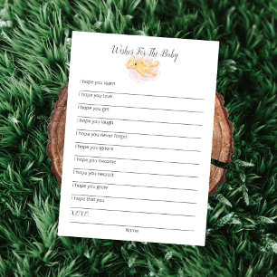 Wünsche für die Baby Girl Teddy Bärenkarte Programm