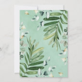 Wünsche für die Baby Woodland Forest Duschkarte Einladung (Rückseite)