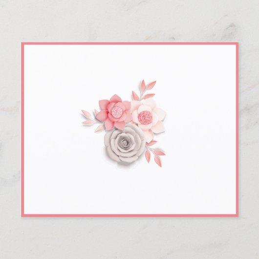 Wünsche für die bald anstehende Frau Brautparty Ca Flyer (Hinten)