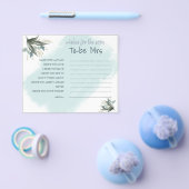 Wünsche für die bald anstehende Frau Brautparty Ca Flyer (Einzeln)