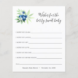 Wünsche für die Berry Sweet Baby Card