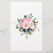 Wünsche für die Braut- und die Bodenkarte Flyer (Hinten)