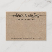 Wünsche für die Graduate Kraft Advice Cards Begleitkarte (Vorderseite)