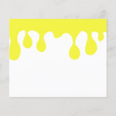 Wünsche für ein Baby, Biene, Baby Duschkarte Flyer (Hinten)