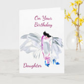 **WÜNSCHE FÜR IHREN GEBURTSTAG** **DAUGHTER*** KARTE (Gelbe Blume)
