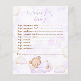 Wünsche für Lila Baby Bear Showspiel