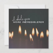 WÜNSCHE FÜR SIE 5,25 x 5,25 Karte (Vorderseite)