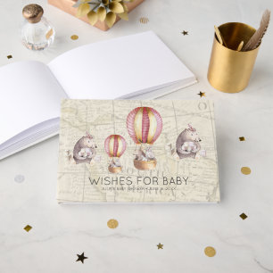 Wünsche fürs Baby   Heißluftballon-Baby-Party Gästebuch