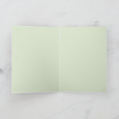 Wünsche, Glauben, Lüster, Leere innen Karte (Innenseite)