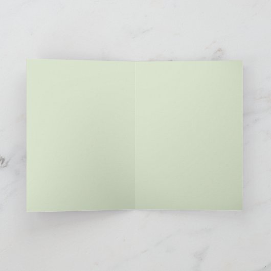 Wünsche, Glauben, Lüster, Leere innen Karte (Innenseite)