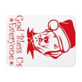 Wünsche, Gott segne Magnet (Horizontal)