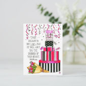 Wünsche Ihrer Herz Inspiration Postkarte (Stehend Vorderseite)