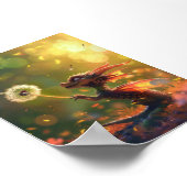 Wünsche im Winddruck & Download Poster (Ecke)