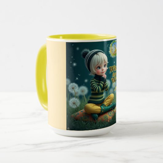 Wünsche in der Tasse und Getränke (Vorderseite Links)