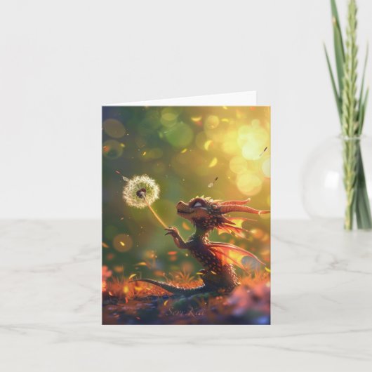 Wünsche in der Windkarte Dankeskarte (Vorderseite)