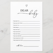 Wünsche liebes Baby-Spiel