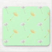 Wünsche Mint Dandelion Blume Mousepad (Vorne)
