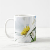 Wünsche mit White Daisies Personalisiert Kaffeetasse (Links)