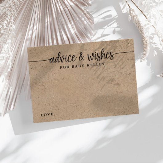 Wünsche nach angepassten Babyratenkarten Begleitkarte