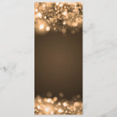 Wünsche nach Brillen und Groom Gold-Funkeln Hinweiskarte (Rückseite)