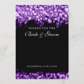 Wünsche nach Brillen und Lila Läden Hinweiskarte (Rückseite)