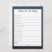 Wünsche nach dem Baby Twinkle Little Star Bear Einladung (Vorderseite)