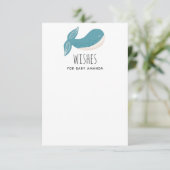 Wünsche nach einem kleinen Jungen. Ratschlag für B Begleitkarte (Stehend Vorderseite)