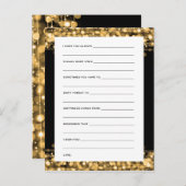 Wünsche nach Party- und Brauereien Hinweiskarte (Vorne/Hinten)