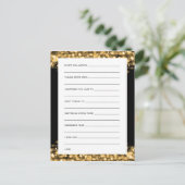 Wünsche nach Party- und Brauereien Hinweiskarte (Stehend Vorderseite)