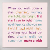 Wünsche Poster (Vorne)