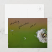 Wünsche Postkarte (Vorne/Hinten)