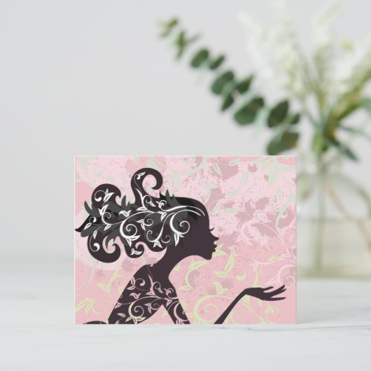 Wünsche Postkarte (Stehend Vorderseite)