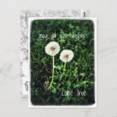 Wünsche Postkarte (Vorne/Hinten)