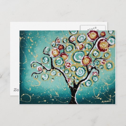 "Wünsche" Postkarte (Vorne/Hinten)